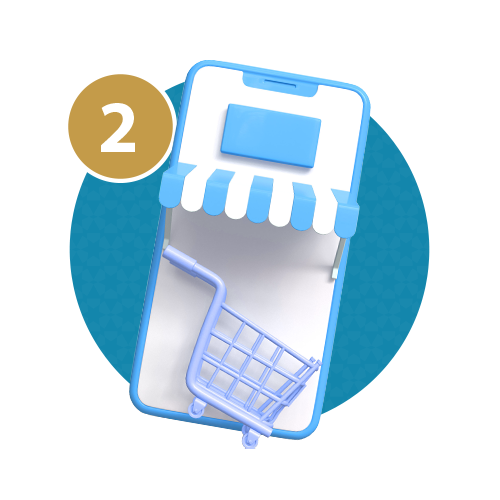 De medewerker zoekt zijn of haar favoriete cadeaukaart(en) uit